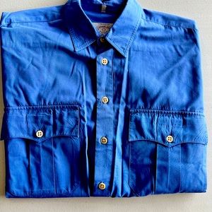 Mens vintage Armani Jeans long sleeve shirt. 100% cotton. Size XL.  Like new.